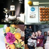 Collage aus 4 Instagram Bildern von Das Tortenstudio